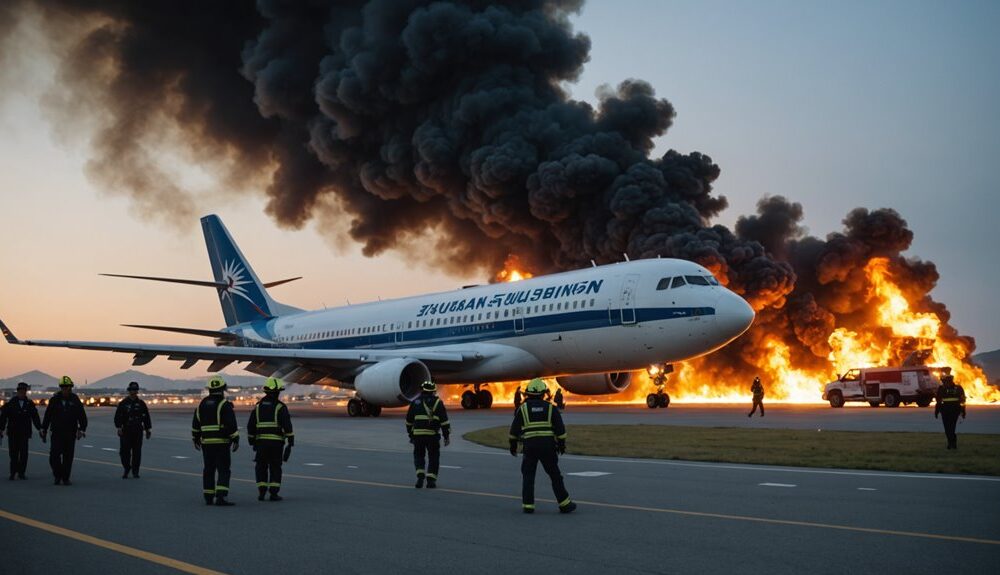 busan plane fire survival