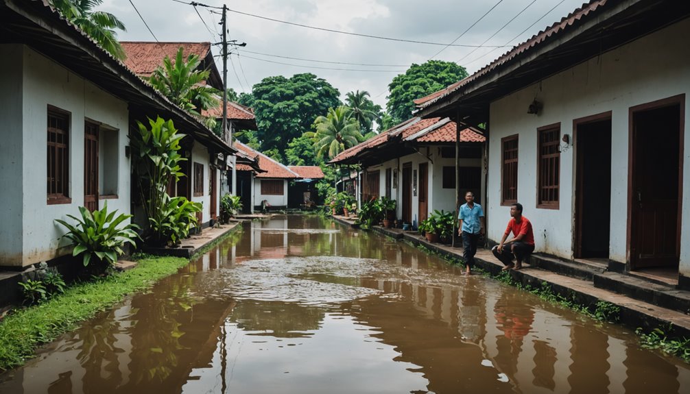 crocodile enters home flooding