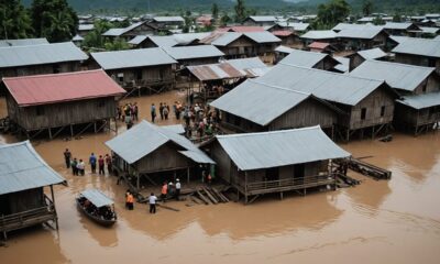 floods trap kuching residents