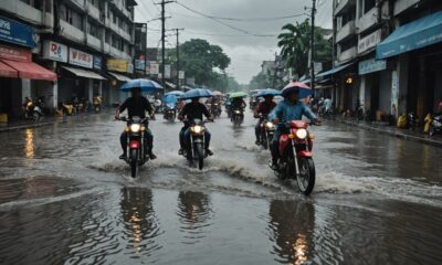 heavy rain causes flooding