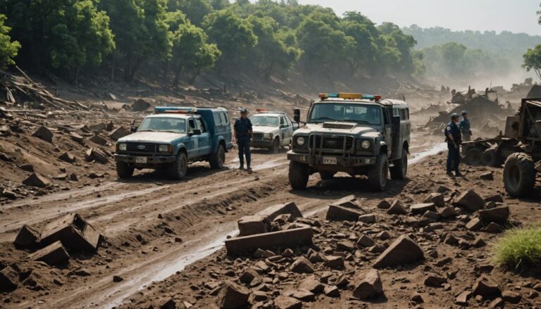 illegal gold mining bust