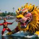 lion and dragon dance