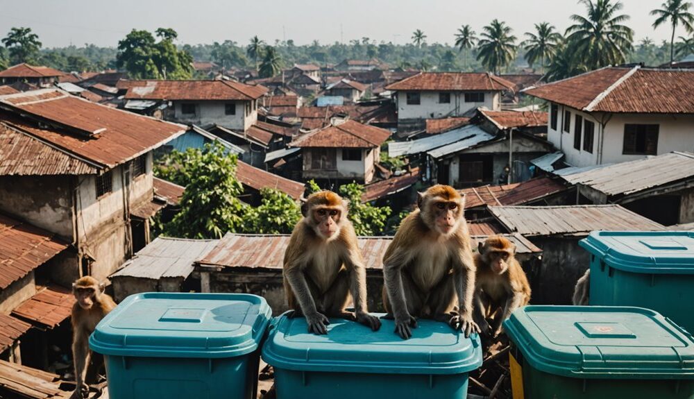 monkey group invades bekasi