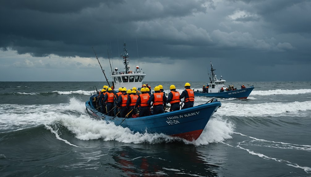 navy and fishermen collaboration