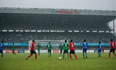 rain soaked draw between teams