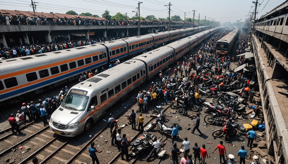 kecelakaan kereta api dengan banyak korban